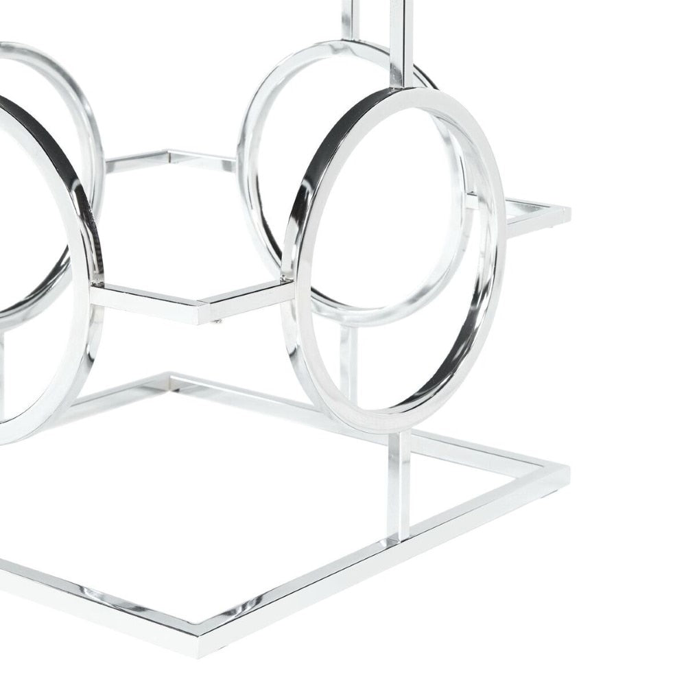 Picket House Furnishings - Katie Square Mirrored End Table in Chrome - CTPL100ET veiw 6