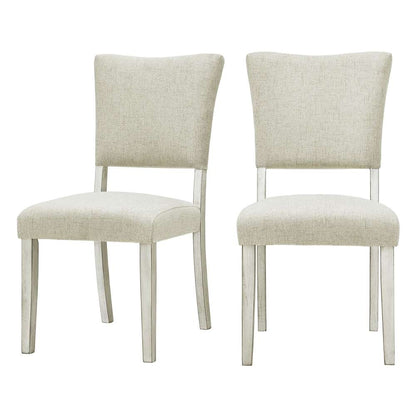Picket House Furnishings - Kean Side Chair in White (Set of 2) - D-1270-SC veiw 1