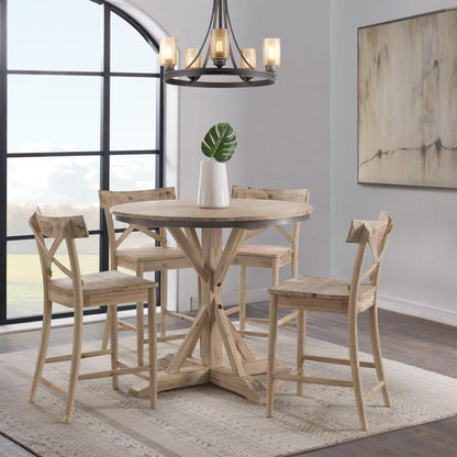 Picket House Furnishings - Keaton Round Counter Height Dining Table - LCL100CT veiw 3