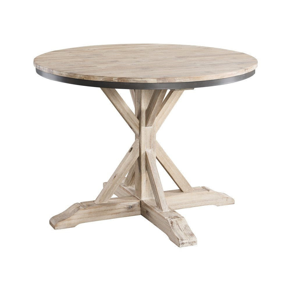 Picket House Furnishings - Keaton Round Standard Height 5PC Dining Set-Table and Four Chairs - LCL100RTWS5PC veiw 2