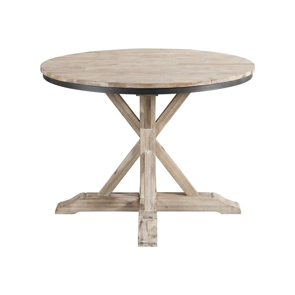 Picket House Furnishings - Keaton Round Standard Height 5PC Dining Set-Table and Four Chairs - LCL100RTWS5PC veiw 3