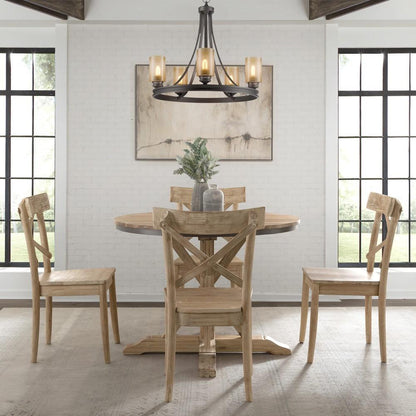 Picket House Furnishings - Keaton Round Standard Height Dining Table - LCL100RT veiw 3