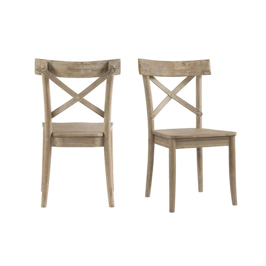 Picket House Furnishings - Keaton X-Back Wooden Side Chair (Set of 2) - LCL100WSC veiw 1