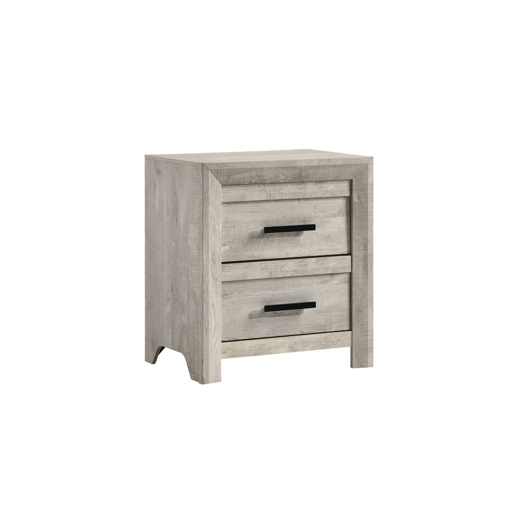 Picket House Furnishings - Keely 2-Drawer Nightstand in White - EL700NS veiw 1