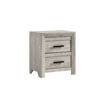 Picket House Furnishings - Keely 2-Drawer Nightstand in White - EL700NS veiw 1