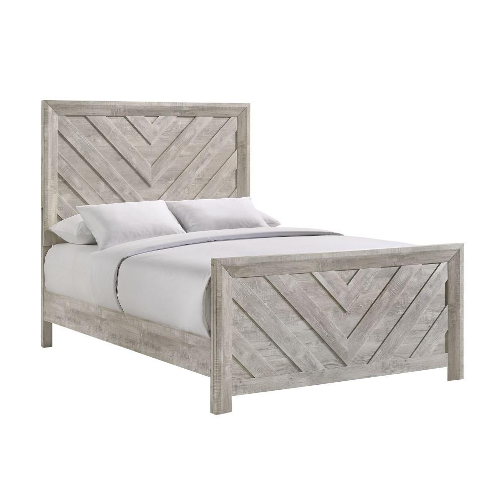 Picket House Furnishings - Keely Full Panel Bed in White - EL700FB veiw 1