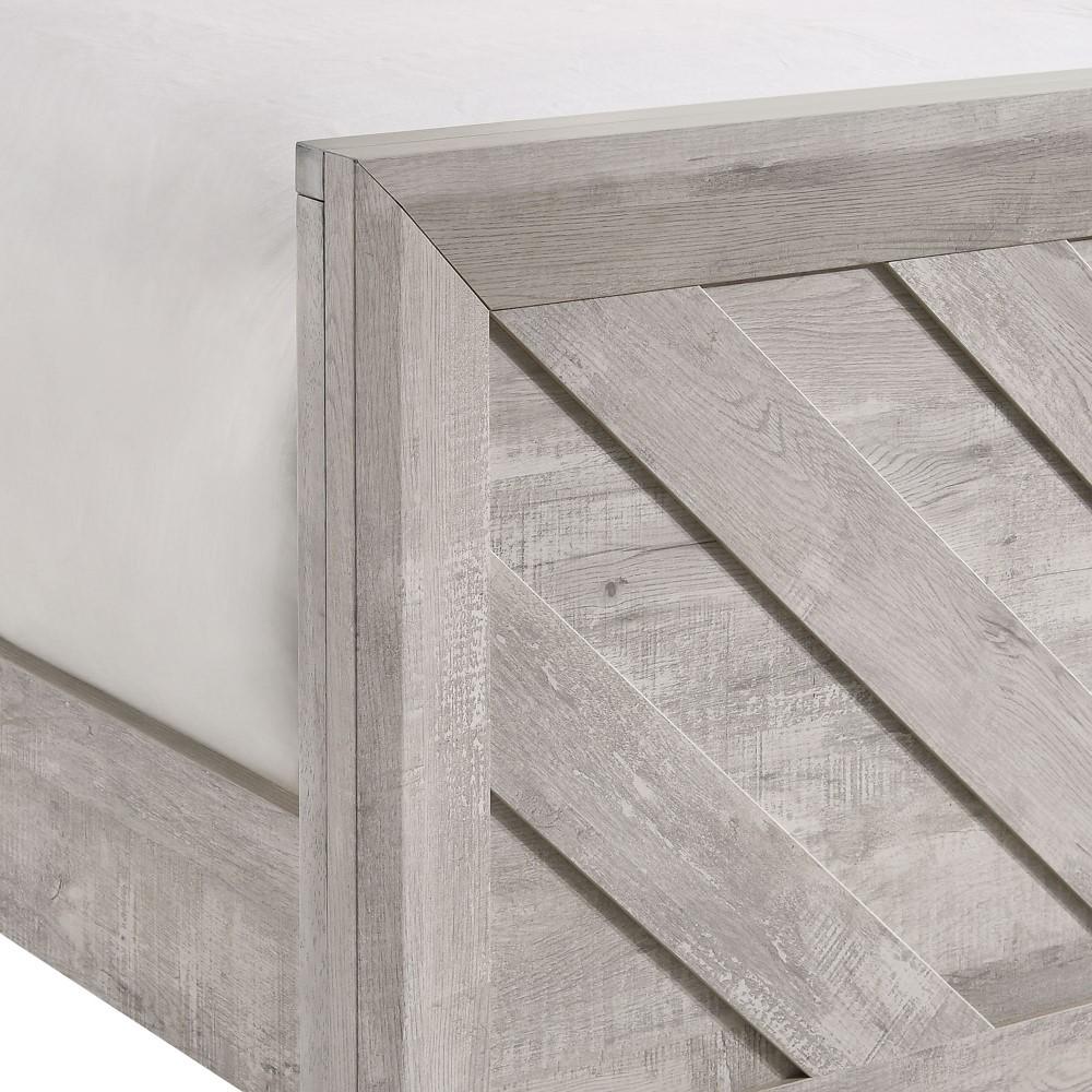 Picket House Furnishings - Keely King Panel Bed in White - EL700KB veiw 4