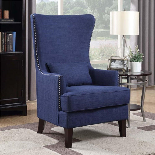 Picket House Furnishings - Kegan Accent Chair in Blue - UKR080100 veiw 2
