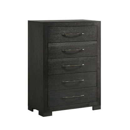 Picket House Furnishings - Kenn 5-Drawer Chest in Black - B-3410-8-CH veiw 1