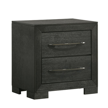 Picket House Furnishings - Kenn Full 3PC Bedroom Set in Black - B-3410-8-FB-NS2 view 2