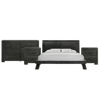 Picket House Furnishings - Kenn King 4PC Bedroom Set in Black - B-3410-8-KB-NSDR view 1