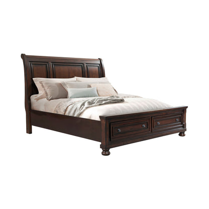 Picket House Furnishings - Kingston Queen Bed W/Storage Footboard and Non-Storage Rails - KT600QSB view 1