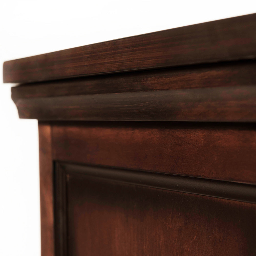 Picket House Furnishings - Kingston Queen Bed W/Storage Footboard and Non-Storage Rails - KT600QSB view 7