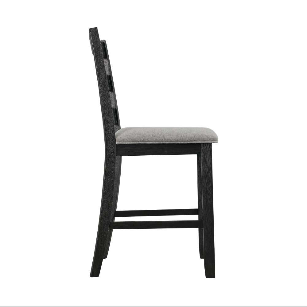 Picket House Furnishings - Kona Counter Height Side Chair Set in Black - DMT300CSC veiw 3