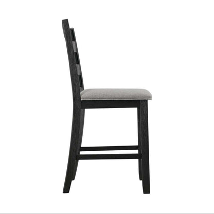 Picket House Furnishings - Kona Counter Height Side Chair Set in Black - DMT300CSC veiw 3