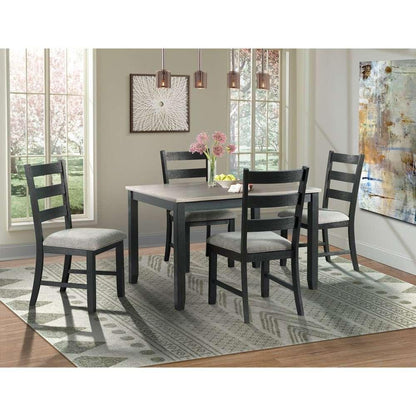 Picket House Furnishings - Kona Standard Height Side Chair in Black (Set of 2) - DMT300SC veiw 5
