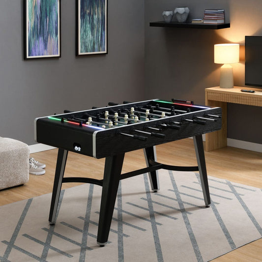 Picket House Furnishings - Lacy Indoor Foosball with LED in Black (3A Packing) - G-17860-8-FBE view 1