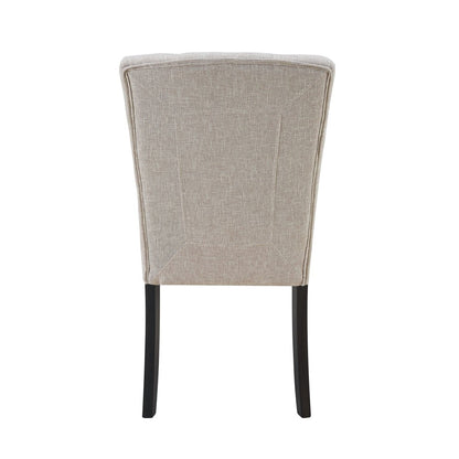 Picket House Furnishings - Landon Tufted Upholstered Chair In Taupe (Set of 2) - CLX100TFSC veiw 5