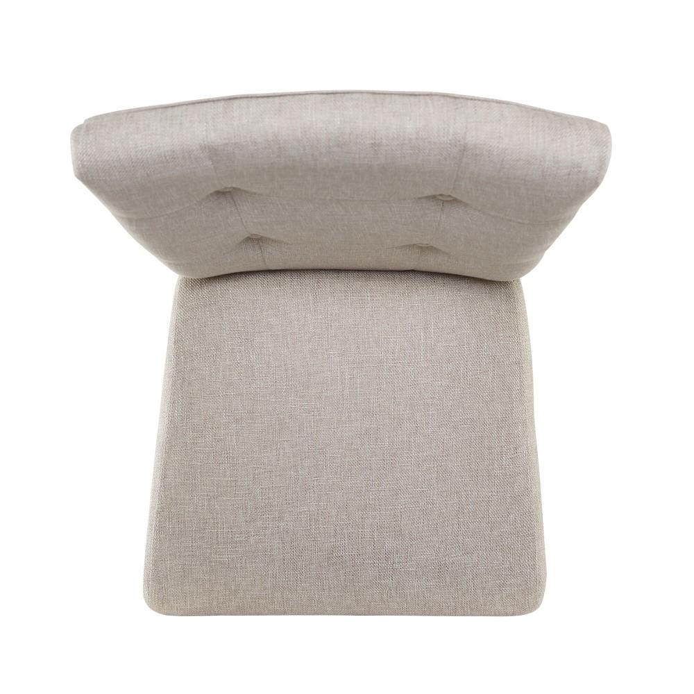 Picket House Furnishings - Landon Tufted Upholstered Chair In Taupe (Set of 2) - CLX100TFSC veiw 6