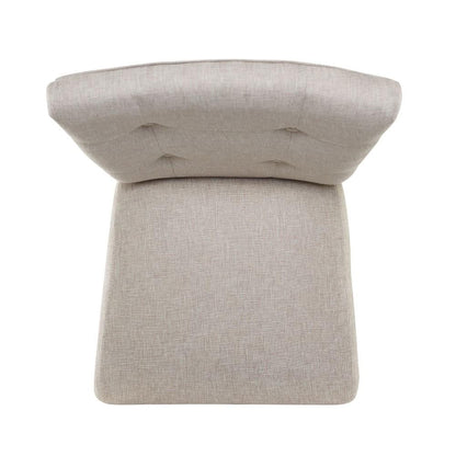 Picket House Furnishings - Landon Tufted Upholstered Chair In Taupe (Set of 2) - CLX100TFSC veiw 6