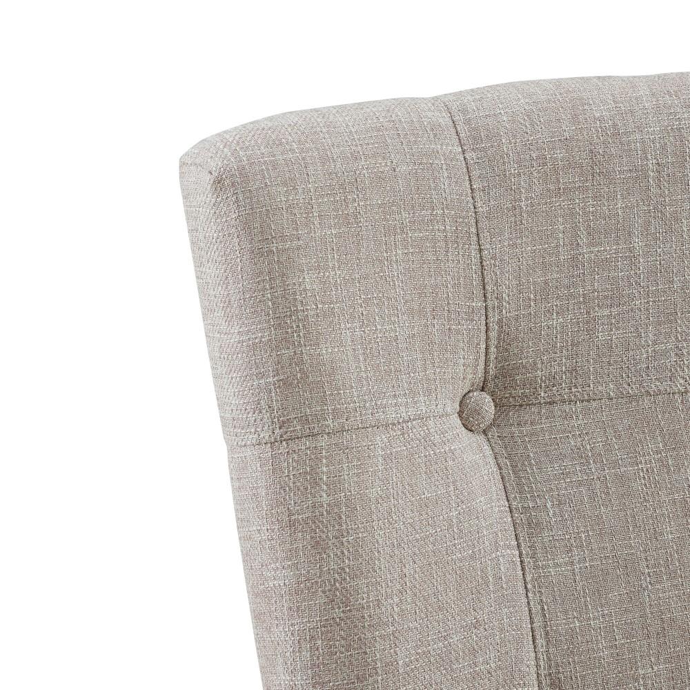 Picket House Furnishings - Landon Tufted Upholstered Chair In Taupe (Set of 2) - CLX100TFSC veiw 7