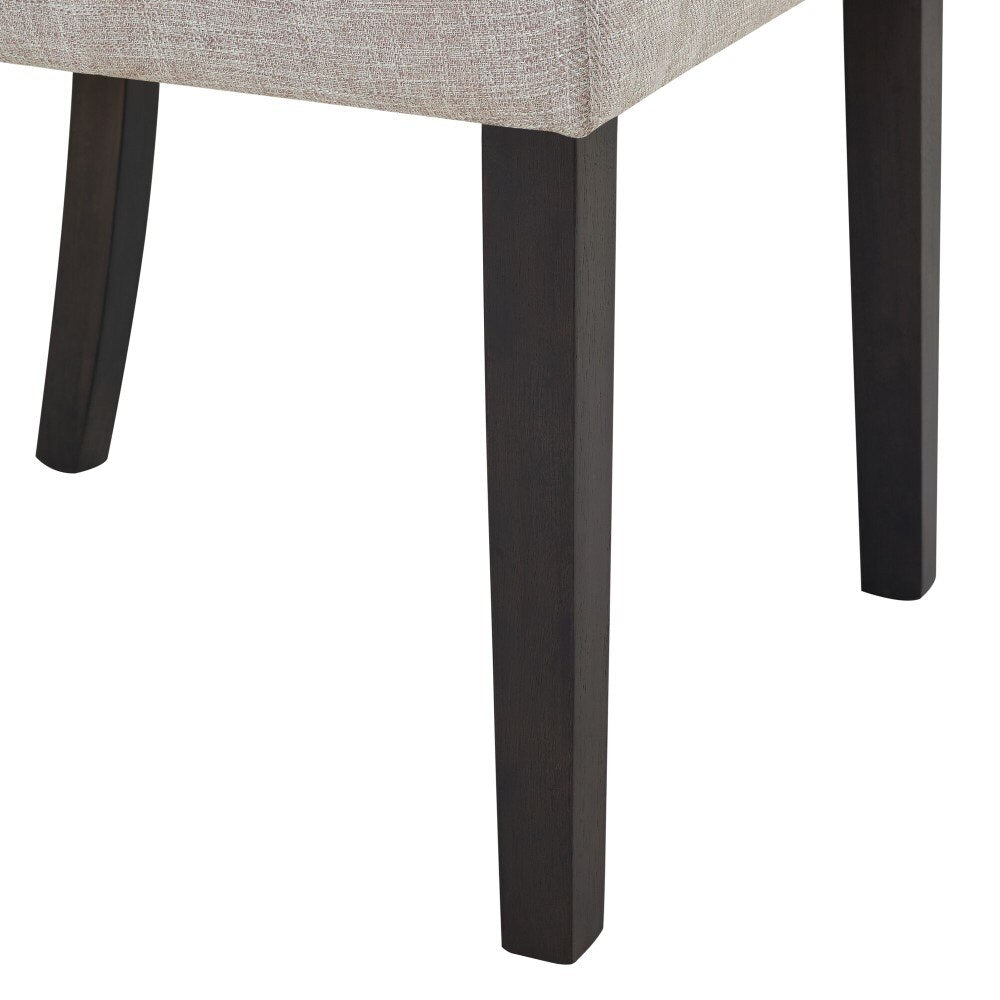 Picket House Furnishings - Landon Tufted Upholstered Chair In Taupe (Set of 2) - CLX100TFSC veiw 9