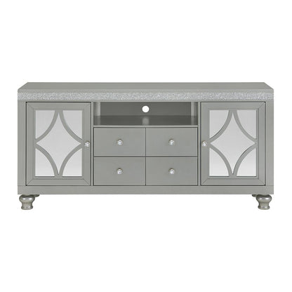 Picket House Furnishings - Lavigne 70in TV Stand in Silver - LA-4900-15-TV1 veiw 1