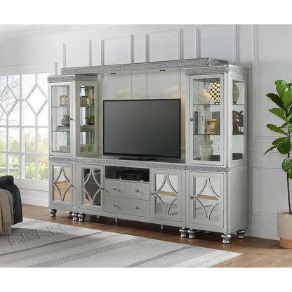 Picket House Furnishings - Lavigne 70in TV Stand in Silver - LA-4900-15-TV1 veiw 2