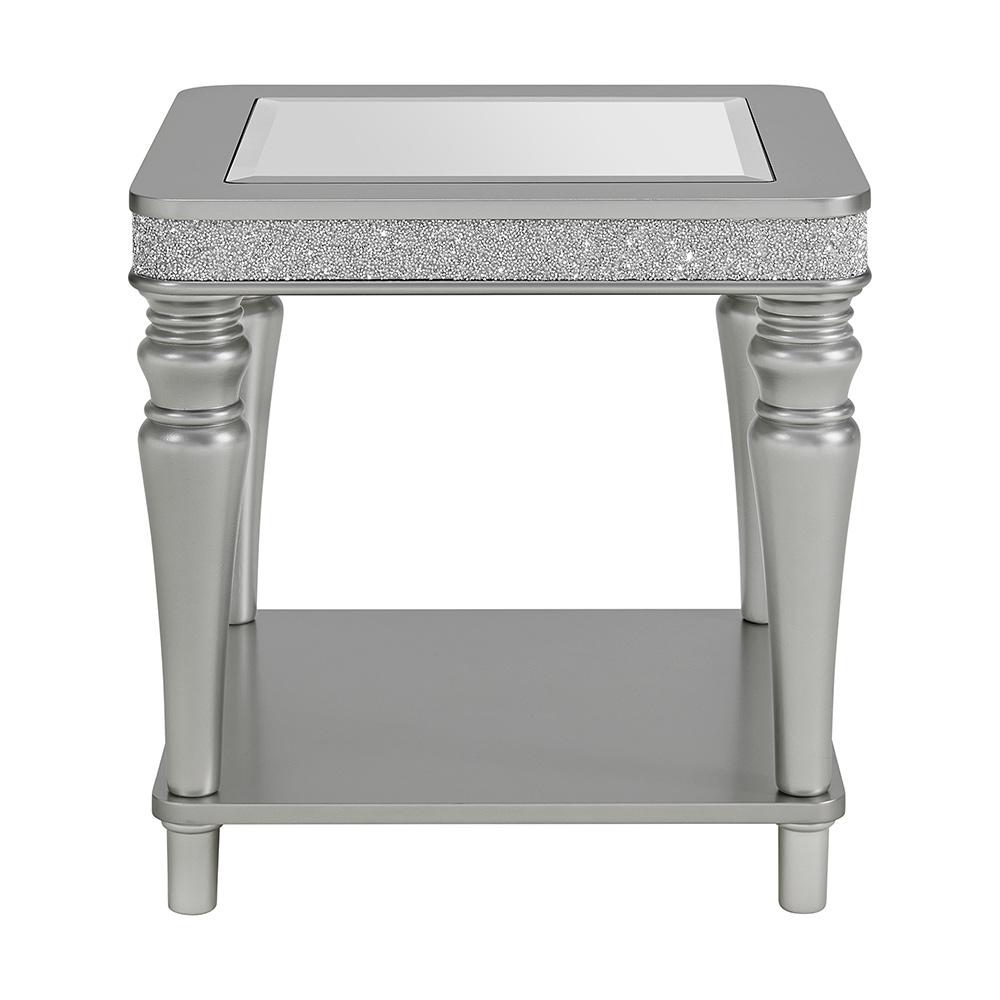 Picket House Furnishings - Lavigne End Table in Silver - T-4900-15-ET veiw 1