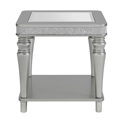 Picket House Furnishings - Lavigne End Table in Silver - T-4900-15-ET veiw 1