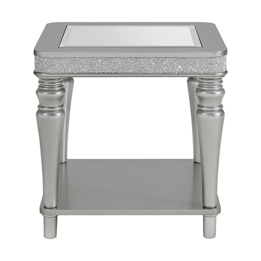 Picket House Furnishings - Lavigne End Table in Silver - T-4900-15-ET veiw 1
