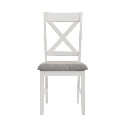 Picket House Furnishings -  Leena 6PC Dining Set with Table, 4 Chairs, and Bench in Oak and Antique White - D-9610-7-6DS veiw 4