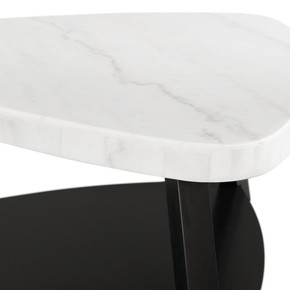 Picket House Furnishings - Lena White Marble Top Coffee Table - CTN100CTE veiw 5