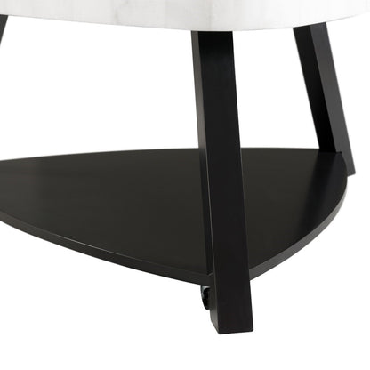 Picket House Furnishings - Lena White Marble Top Coffee Table - CTN100CTE veiw 7