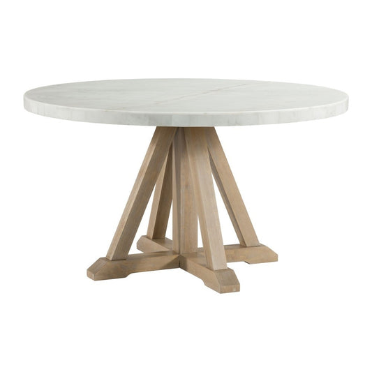 Picket House Furnishings - Liam Round 5PC Dining Set-Table and Four Chairs - CDLW180RD5PC veiw 2