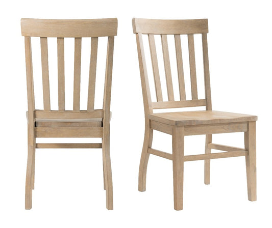 Picket House Furnishings - Liam Slat Back Side Chair (Set of 2) - CDLW100SC veiw 1