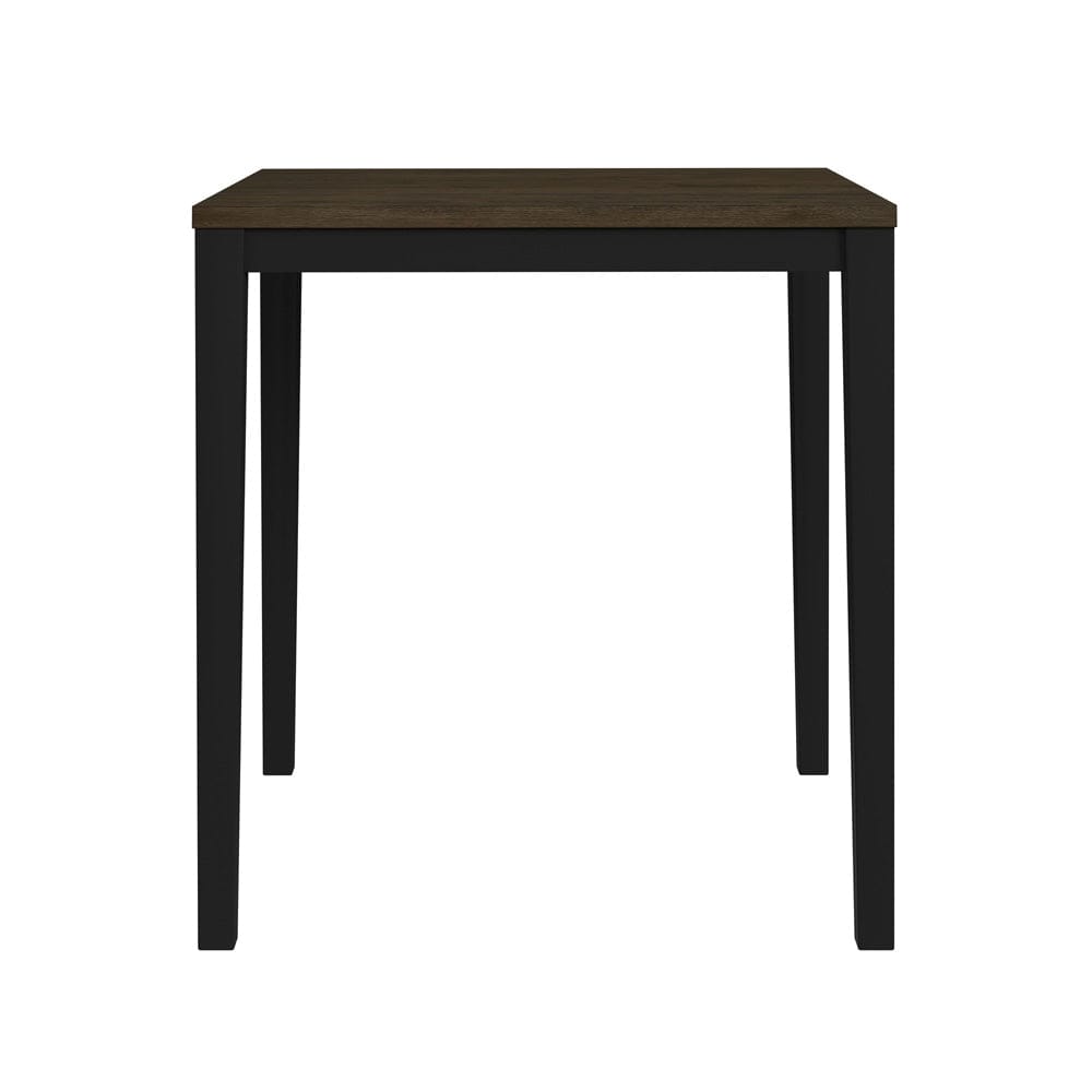 Picket House Furnishings -  Lorraine 5pc Counter Table & 4 Counter Chairs with Beige Fabric in Oak & Black - D-14460-8-5CS view 3