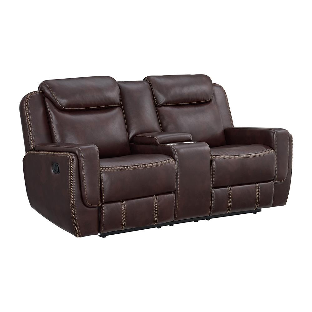 Picket House Furnishings - Lynx 2PC Living Room Set in Neono Brown-Sofa & Loveseat - U-11580-10740-SL-2PC veiw 3