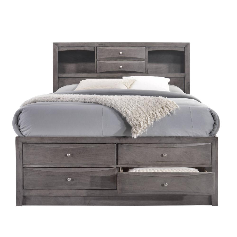 Picket House Furnishings - Madison Full Storage 3Pc Bedroom Set in Gray - EG170FB3PC veiw 2