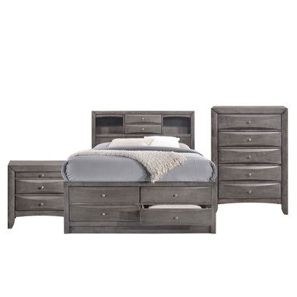 Picket House Furnishings - Madison Full Storage 3Pc Bedroom Set in Gray - EG170FB3PC veiw 3