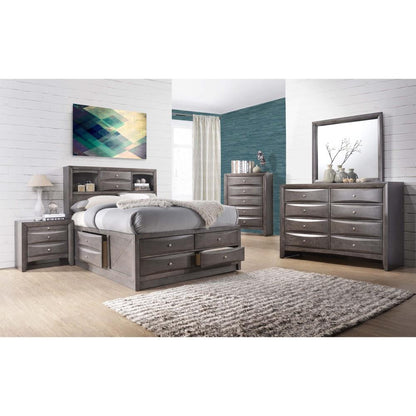 Picket House Furnishings - Madison Full Storage 3Pc Bedroom Set in Gray - EG170FB3PC veiw 8