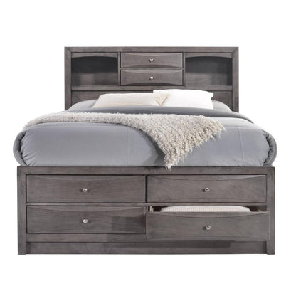Picket House Furnishings - Madison Full Storage 4Pc Bedroom Set in Gray - EG170FB4PC veiw 2