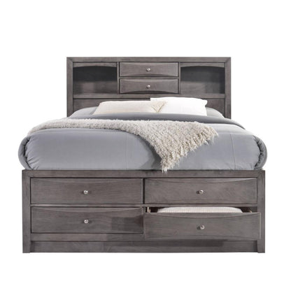 Picket House Furnishings - Madison Full Storage 5Pc Bedroom Set in Gray - EG170FB5PC veiw 2