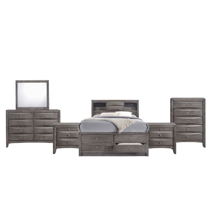 Picket House Furnishings - Madison Full Storage 6Pc Bedroom Set in Gray - EG170FB6PC veiw 3