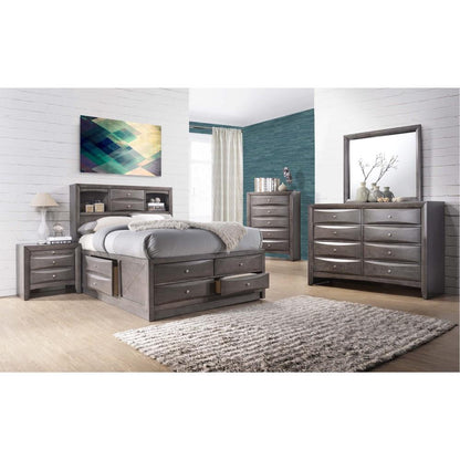 Picket House Furnishings - Madison Full Storage 6Pc Bedroom Set in Gray - EG170FB6PC veiw 10