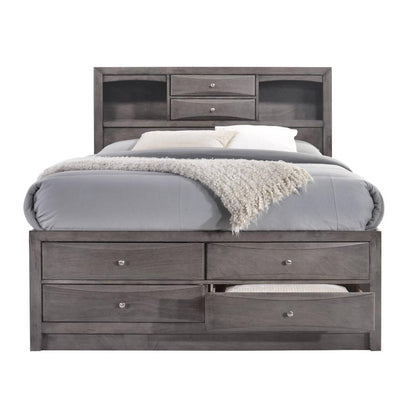 Picket House Furnishings - Madison Full Storage Bed in Gray - EG170FB veiw 1