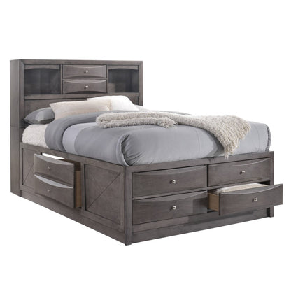 Picket House Furnishings - Madison Full Storage Bed in Gray - EG170FB veiw 2