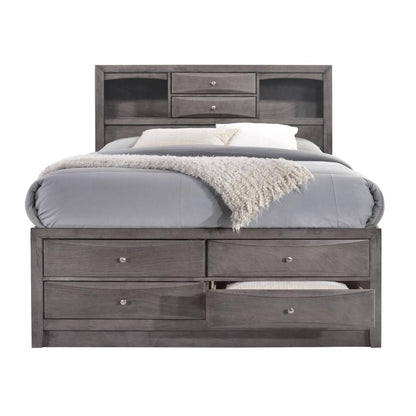 Picket House Furnishings - Madison King Storage 3Pc Bedroom Set in Gray - EG170KB3PC veiw 2