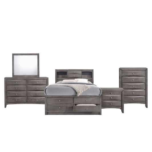 Picket House Furnishings - Madison King Storage 5Pc Bedroom Set in Gray - EG170KB5PC veiw 1