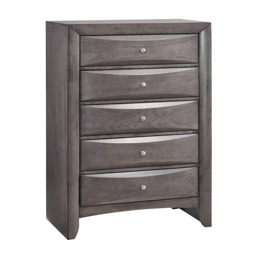 Picket House Furnishings - Madison King Storage 5Pc Bedroom Set in Gray - EG170KB5PC veiw 7
